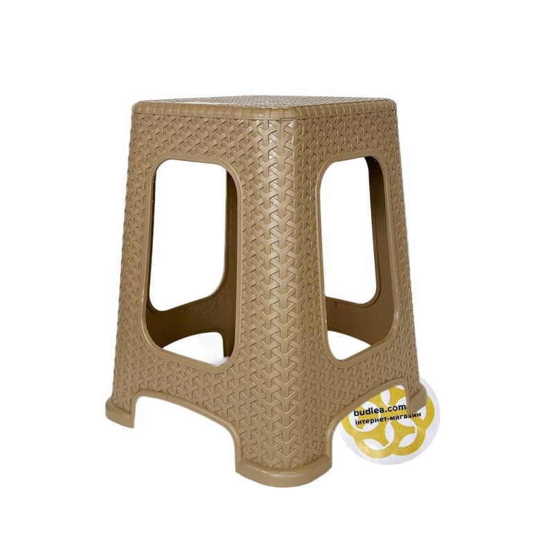 Будкрам купить Табурет пластиковый RATTAN, высокий Sanpreis