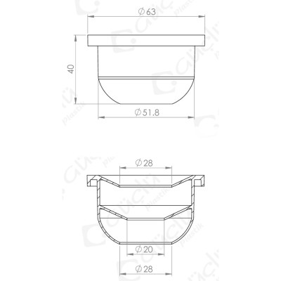 Будкрам купить Переходник адаптер Ø63-20 мм, материал TPE Sanpreis Переходник адаптер Ø63-20 мм, материал TPE Sanpreis 2