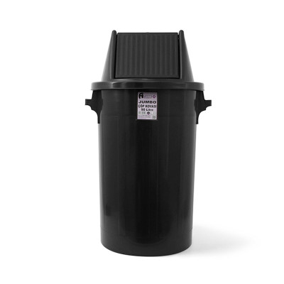 Будкрам купить Мусорный бак 90Л типа буфет,  пластик, черный - УЦЕНКА Afacan Plastik