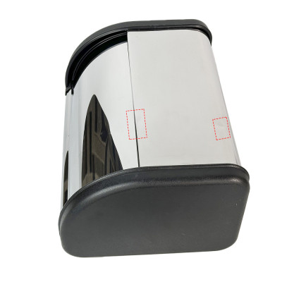 Будкрам купить Хлебница металлическая, нержавеющая сталь, хром - УЦЕНКА Efor Хлебница металлическая, нержавеющая сталь, хром - УЦЕНКА Efor 2