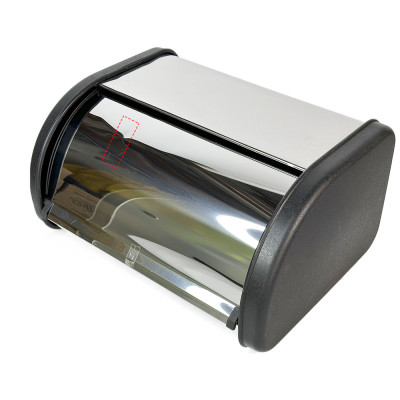 Будкрам купити Хлібниця металева, нержавіюча сталь, хром - УЦІНКА