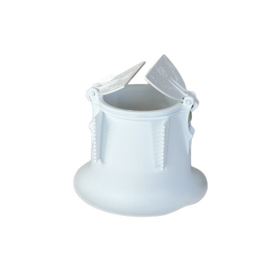 Будкрам купить Клапан обратный двухстворчатый для канализации, пластик Sanpreis