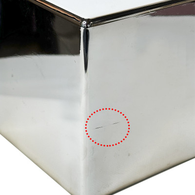 Будкрам купити Диспенсер для серветок КУБ настільний, пластик, хром - УЦІНКА Afacan Plastik Диспенсер для серветок КУБ настільний, пластик, хром - УЦІНКА Afacan Plastik 2