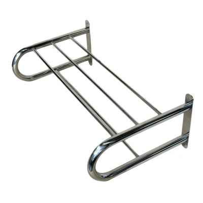 Будкрам купить Полка из нержавеющей стали, настенная, хром Sanpreis