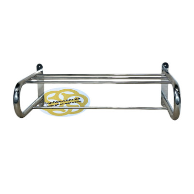 Будкрам купить Полка из нержавеющей стали, настенная, хром Sanpreis Полка из нержавеющей стали, настенная, хром Sanpreis 3