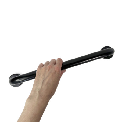 Будкрам купить Поручень для ванны прямой 40 см, нержавеющая сталь, D25 мм, черный Sanpreis Поручень для ванны прямой 40 см, нержавеющая сталь, D25 мм, черный Sanpreis 4