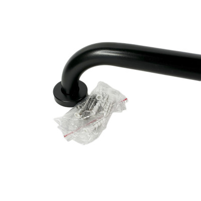 Будкрам купить Поручень для ванны прямой 50 см, нержавеющая сталь, D25 мм, черный Sanpreis Поручень для ванны прямой 50 см, нержавеющая сталь, D25 мм, черный Sanpreis 2