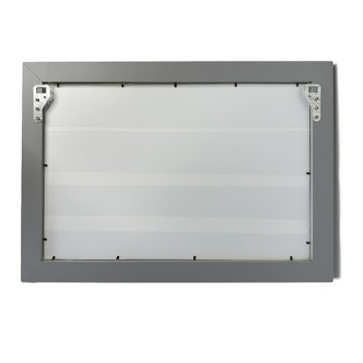 Будкрам купить Зеркало настенное 46х65, рама МДФ серый Sanpreis Зеркало настенное 46х65, рама МДФ серый Sanpreis 3