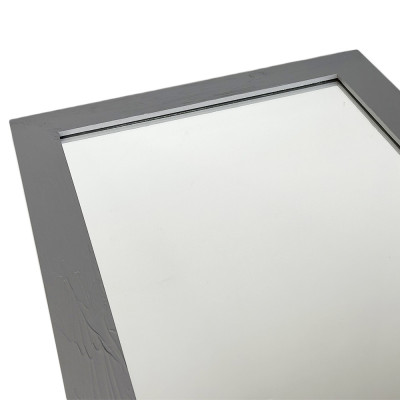 Будкрам купить Зеркало настенное 46х65, рама МДФ серый Sanpreis Зеркало настенное 46х65, рама МДФ серый Sanpreis 2