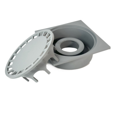 Будкрам купить Трап для террасы 25х25 см D100 пластик Sanpreis Трап для террасы 25х25 см D100 пластик Sanpreis 3