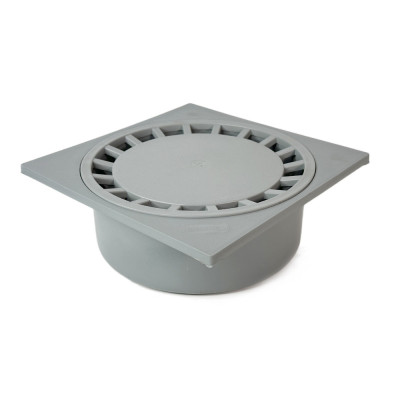 Будкрам купити Трап для тераси 25х25 см D100 пластик Sanpreis