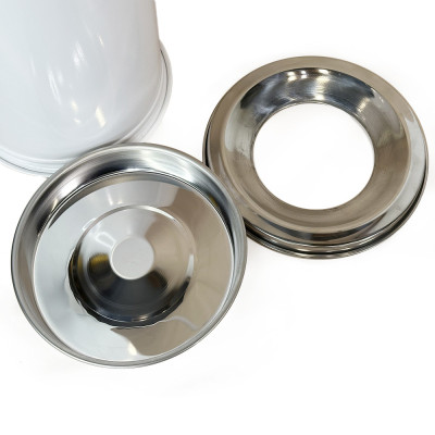 Будкрам купити Урна попільничка, нержавіюча сталь, діаметр 19 см, висота 60 см, білий Efor Урна попільничка, нержавіюча сталь, діаметр 19 см, висота 60 см, білий Efor 2