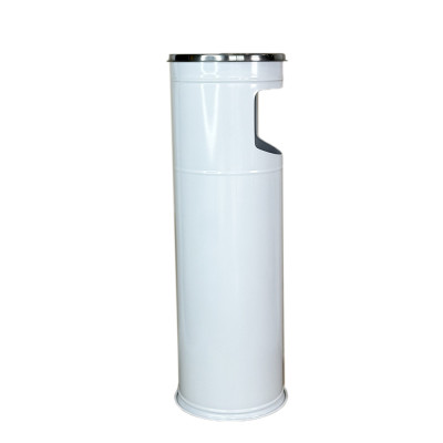 Будкрам купити Урна попільничка, нержавіюча сталь, діаметр 19 см, висота 60 см, білий Efor