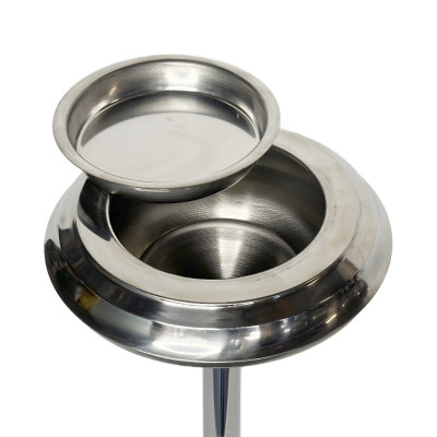 Будкрам купить Пепельница на ножке, нержавеющая сталь, хром Efor Пепельница на ножке, нержавеющая сталь, хром Efor 2