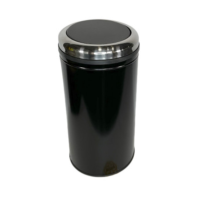 Будкрам купити Відро для сміття 45Л з поворотною кришкою нержавіюча сталь, чорний-УЦІНКА Efor Відро для сміття 45Л з поворотною кришкою нержавіюча сталь, чорний-УЦІНКА Efor 4