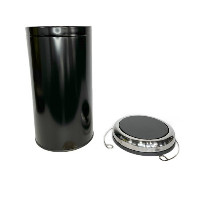 Будкрам купити Відро для сміття 45Л з поворотною кришкою нержавіюча сталь, чорний-УЦІНКА Efor Відро для сміття 45Л з поворотною кришкою нержавіюча сталь, чорний-УЦІНКА Efor 5