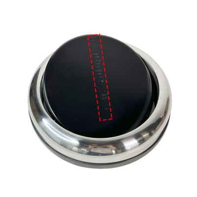 Будкрам купити Відро для сміття 45Л з поворотною кришкою нержавіюча сталь, чорний-УЦІНКА Efor Відро для сміття 45Л з поворотною кришкою нержавіюча сталь, чорний-УЦІНКА Efor 3