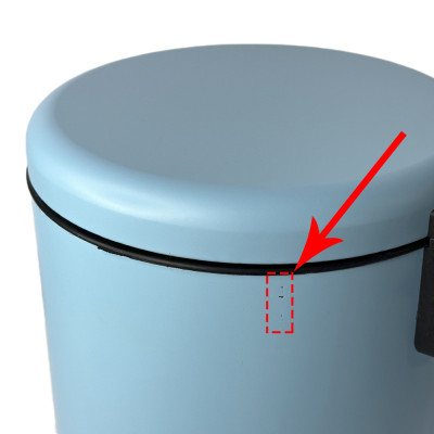 Будкрам купить Ведро для мусора с педалью 12Л ELIT, нержавеющая сталь, голубой-УЦЕНКА VINKS Ведро для мусора с педалью 12Л ELIT, нержавеющая сталь, голубой-УЦЕНКА VINKS 2