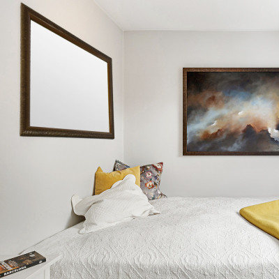 Будкрам купити Дзеркало настінне ITALY 72x78 см у дерев'яній рамці Sanpreis Дзеркало настінне ITALY 72x78 см у дерев'яній рамці Sanpreis 5