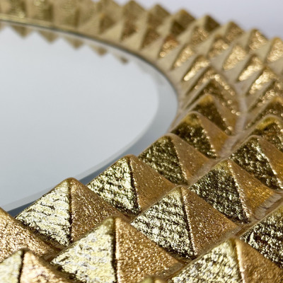Будкрам купить Зеркало круглое PYRAMIDS 80 см настенное большое, рама МДФ Sanpreis Зеркало круглое PYRAMIDS 80 см настенное большое, рама МДФ Sanpreis 6