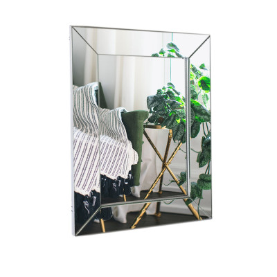 Будкрам купить Зеркало настенное 1D с фацетом 10 мм, прямоугольное 60х80 см  Sanpreis Зеркало настенное 1D с фацетом 10 мм, прямоугольное 60х80 см  Sanpreis 2