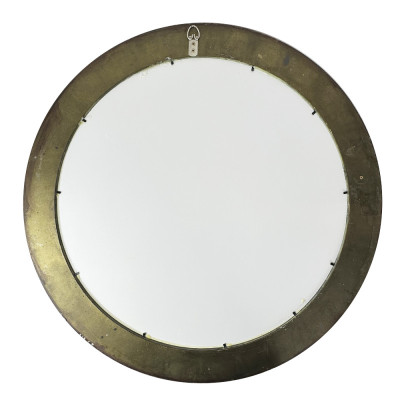 Будкрам купить Зеркало круглое Ø66 см настенное большое, рама МДФ, бронза Sanpreis Зеркало круглое Ø66 см настенное большое, рама МДФ, бронза Sanpreis 2