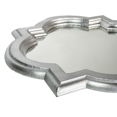 Будкрам купить Зеркало  настенное ЗВЕЗДА 58х58 см, рама из МДФ, серебро Sanpreis Зеркало  настенное ЗВЕЗДА 58х58 см, рама из МДФ, серебро Sanpreis 2