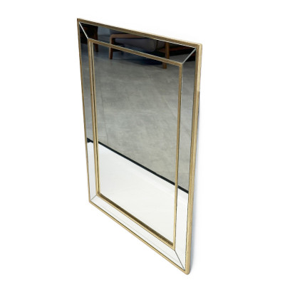 Будкрам купить Зеркало настенное большое 70х90, рама МДФ поталь золото Sanpreis Зеркало настенное большое 70х90, рама МДФ поталь золото Sanpreis 5