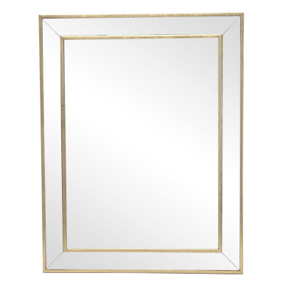 Будкрам купить Зеркало настенное большое 70х90, рама МДФ поталь золото Sanpreis