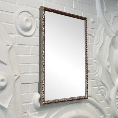 Будкрам купить Зеркало настенное ITALY 60х80 см в  деревянной рамке, вертикальное Sanpreis