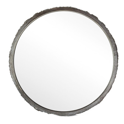 Будкрам купить Зеркало круглое ДЕРЕВО 66 см настенное большое, рама МДФ Sanpreis