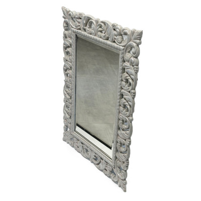 Будкрам купити Дзеркало настінне ПЕРЛАМУТР 70х100 см, рама МДФ різьблена Sanpreis Дзеркало настінне ПЕРЛАМУТР 70х100 см, рама МДФ різьблена Sanpreis 3