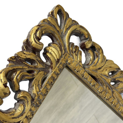 Будкрам купити Дзеркало настінне 69х92 см, рама МДФ різьблена, золото-бітум Sanpreis Дзеркало настінне 69х92 см, рама МДФ різьблена, золото-бітум Sanpreis 4
