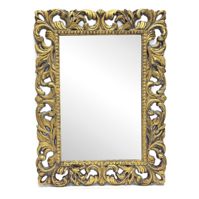 Будкрам купити Дзеркало настінне 69х92 см, рама МДФ різьблена, золото-бітум Sanpreis Дзеркало настінне 69х92 см, рама МДФ різьблена, золото-бітум Sanpreis 3