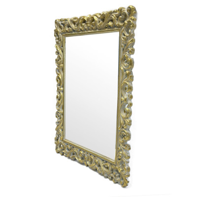 Будкрам купити Дзеркало настінне 61х75 см, рама МДФ різьблена, золото Sanpreis Дзеркало настінне 61х75 см, рама МДФ різьблена, золото Sanpreis 3