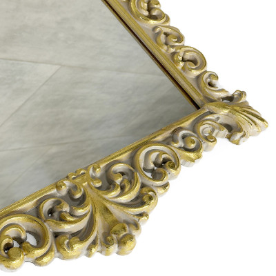 Будкрам купити Дзеркало настінне 63х88см, рама МДФ різьблена, золото Sanpreis Дзеркало настінне 63х88см, рама МДФ різьблена, золото Sanpreis 4