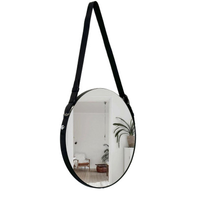 Будкрам купити Дзеркало на ремені Ø46 "Барабан" настінне, кругле Sanpreis