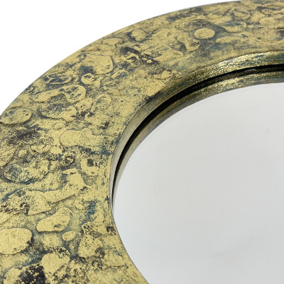 Будкрам купити Дзеркало кругле Ø41.5 см настінне золото порожнє Sanpreis Дзеркало кругле Ø41.5 см настінне золото порожнє Sanpreis 2