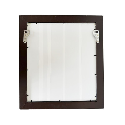 Будкрам купити Дзеркало настінне 50х56, рама МДФ, прямокутне, венге Sanpreis Дзеркало настінне 50х56, рама МДФ, прямокутне, венге Sanpreis 2