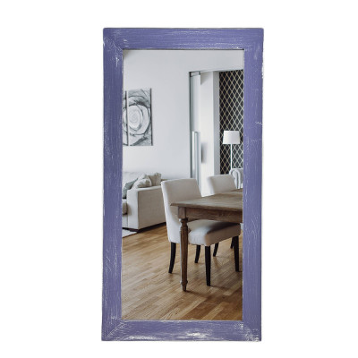 Будкрам купить Зеркало настенное 41х81, рама МДФ, прямоугольное, лаванда Sanpreis