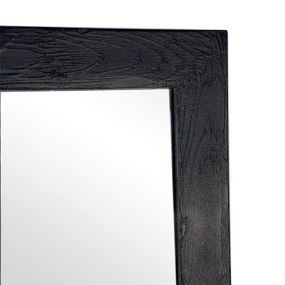 Будкрам купити Дзеркало настінне 45х77, рама МДФ, прямокутне, чорний Sanpreis Дзеркало настінне 45х77, рама МДФ, прямокутне, чорний Sanpreis 4