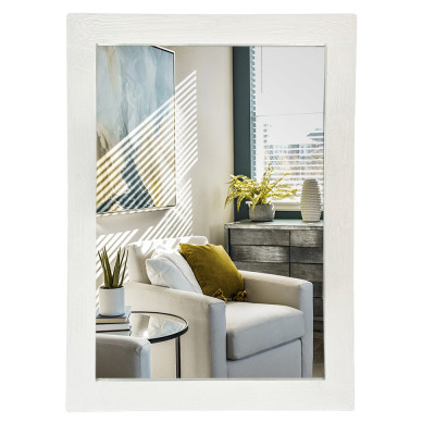 Будкрам купити Дзеркало настінне 50х80 см, МДФ рама білий Sanpreis Дзеркало настінне 50х80 см, МДФ рама білий Sanpreis 3