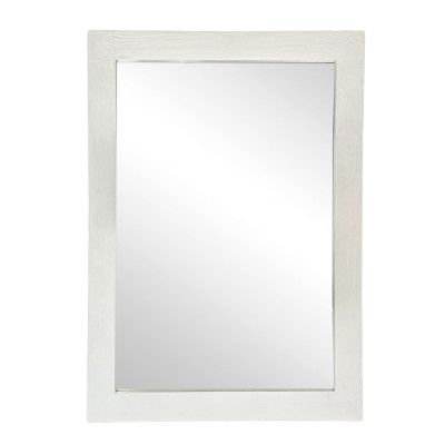 Будкрам купить Зеркало настенное 50х80 см, рама МДФ белый Sanpreis