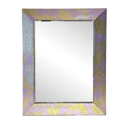 Будкрам купить Зеркало настенное 2D 705x900 мм, фасет 10 мм, рама МДФ глубокая, поталь Sanpreis