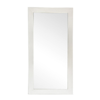 Будкрам купить Зеркало настенное 47х102, рама МДФ, прямоугольное, белый Sanpreis
