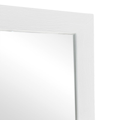 Будкрам купить Зеркало настенное 47х102, рама МДФ, прямоугольное, белый Sanpreis Зеркало настенное 47х102, рама МДФ, прямоугольное, белый Sanpreis 3