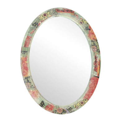 Будкрам купить Зеркало овальное 33х44 см, настенное, рамка МДФ Sanpreis Зеркало овальное 33х44 см, настенное, рамка МДФ Sanpreis 7