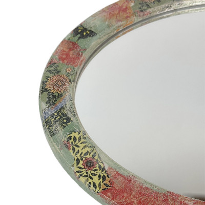 Будкрам купить Зеркало овальное 33х44 см, настенное, рамка МДФ Sanpreis Зеркало овальное 33х44 см, настенное, рамка МДФ Sanpreis 2