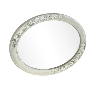 Будкрам купити Дзеркало настінне овальне 33х44 см з ліпленням Sanpreis Дзеркало настінне овальне 33х44 см з ліпленням Sanpreis 2