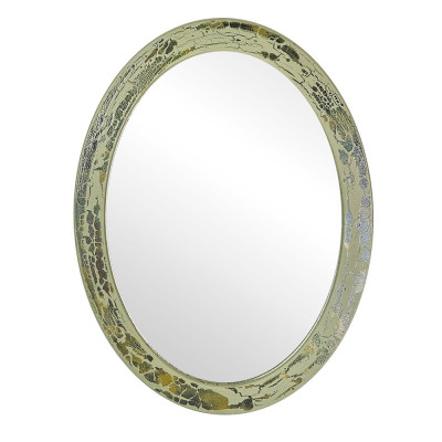 Будкрам купить Зеркало овальное 33х44 см, настенное, рамка МДФ Sanpreis
